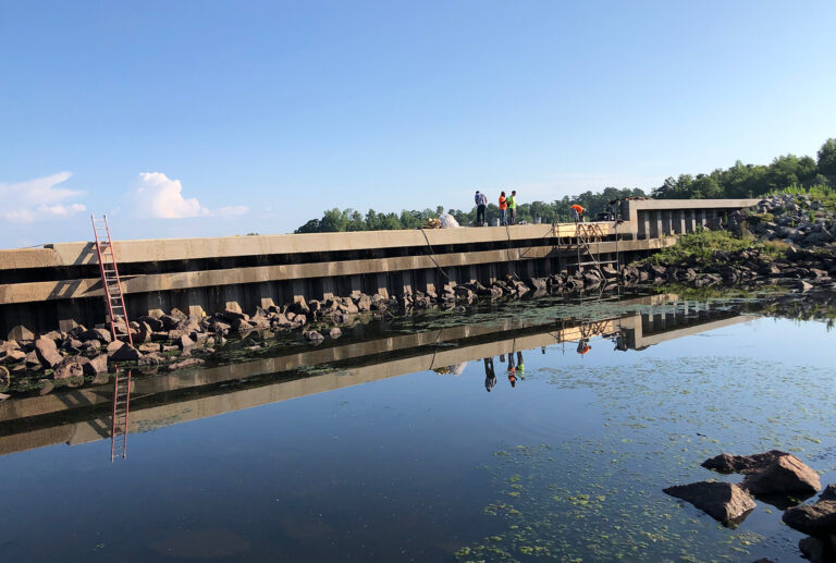 Lake Tabor Dam – Concrete and Corrosion, Structural Repair – Public Works